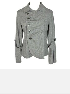 Neon Buddha grey sweatshirt cardigan